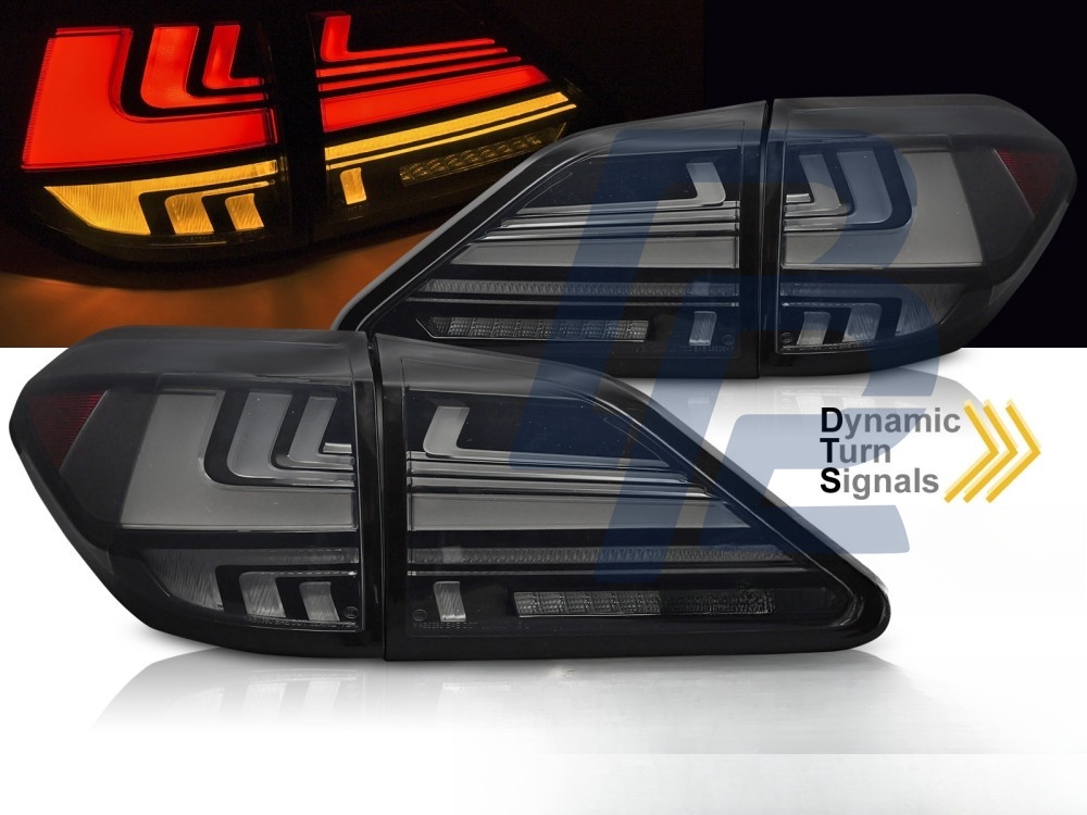 Tail Lights for Lexus RX III 350 2009–2012 Smoked LED - 6