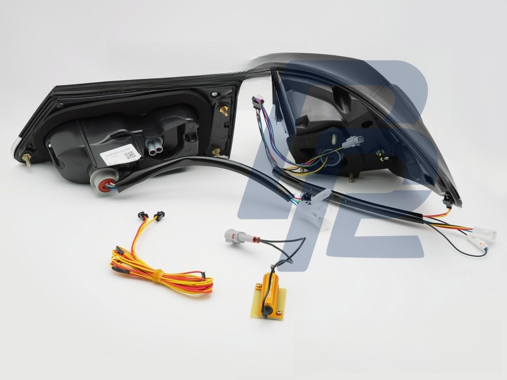 LED Tail Lights Smoked LED Sql for Lexus IS II 2006–2013 - 3