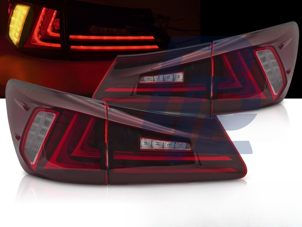 LED Tail Lights Red LED for Lexus IS II 2006–2013 - 3
