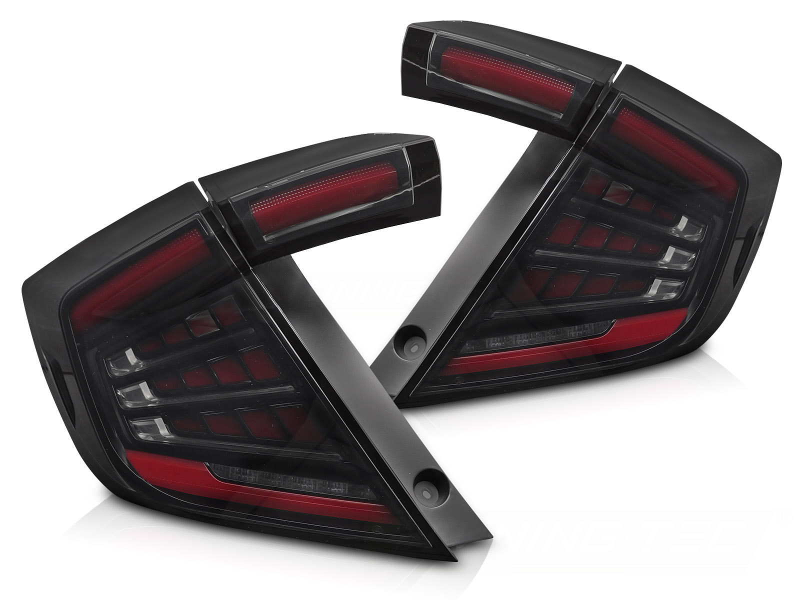 LED-BAKLYKTOR TONAD TILL HONDA CIVIC X 2016-2021 HALVKOMBI