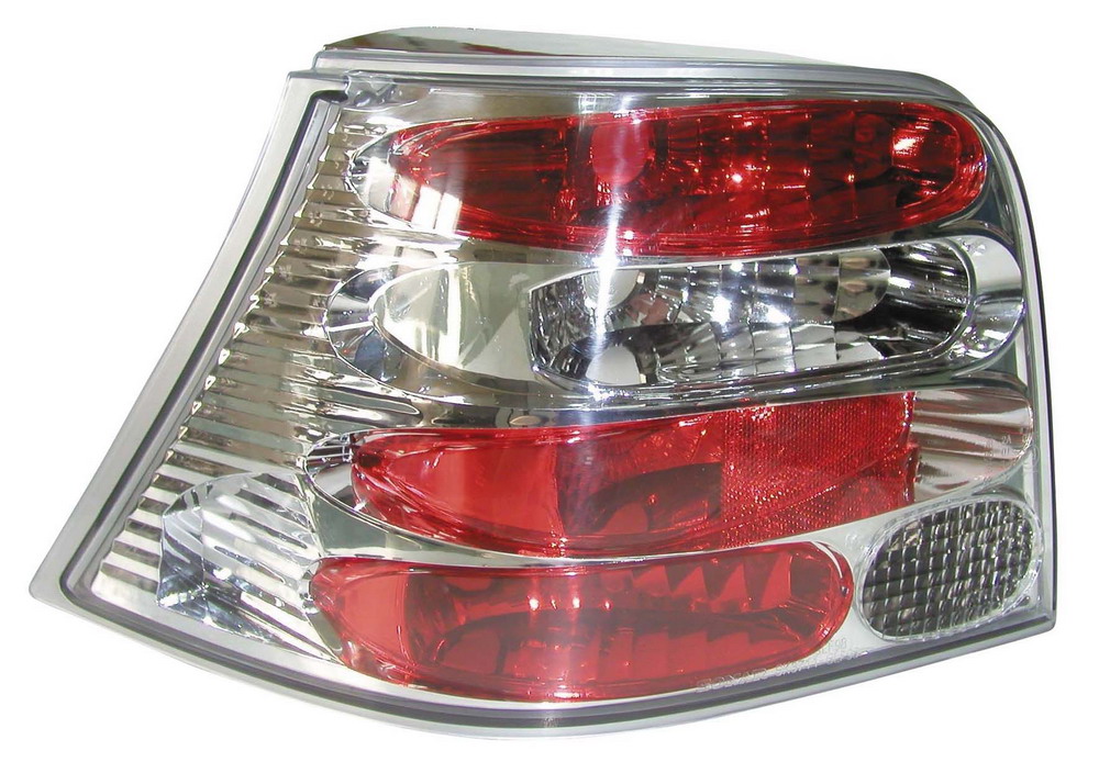 VW GOLF IV 9/97+ CHROME OVAL UNITS TAILLIGHTS