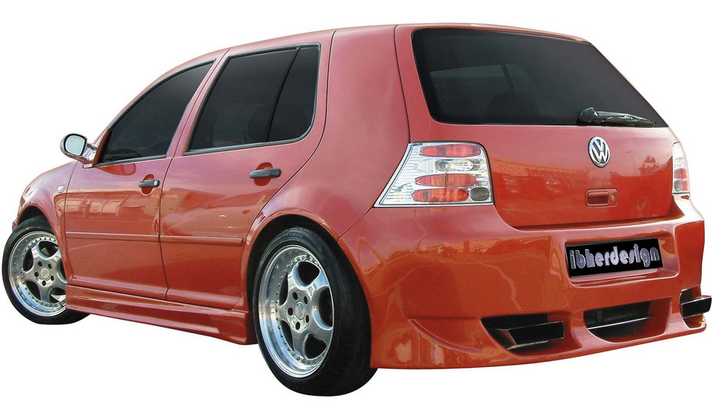 VW GOLF IV 9/97+ CHROME OVAL UNITS TAILLIGHTS - 2