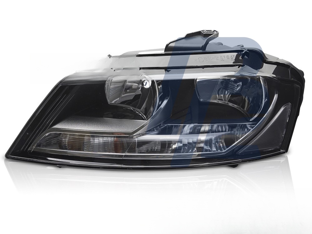 Headlight Black Left Side TYC for Audi A3 8P 2008–2012 - 2