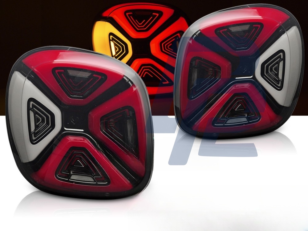 LED Tail Lights Smoked for Smart Fortwo III 2014–2019 - 2