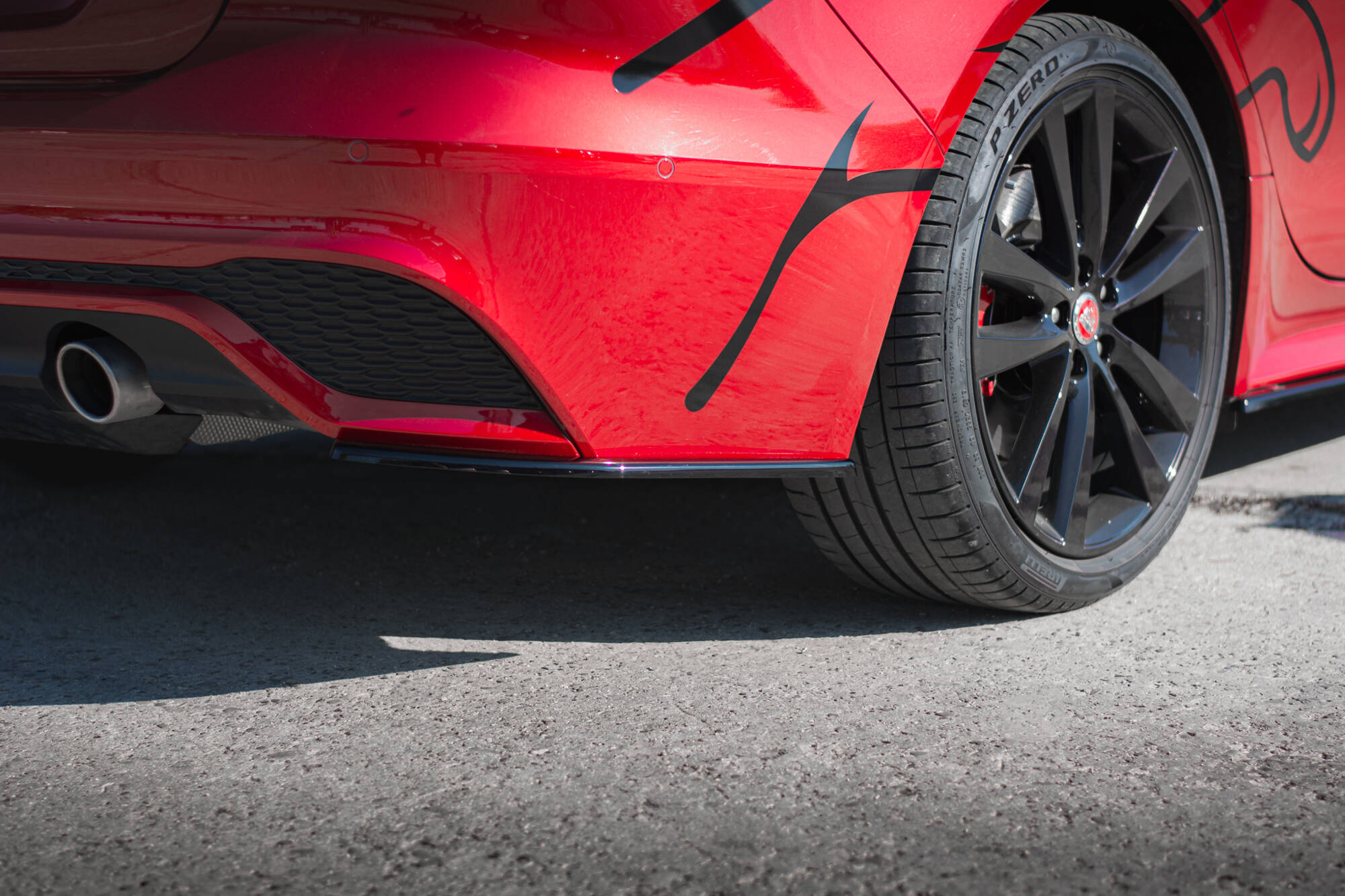 Rear Side Splitters Jaguar XE R-Dynamic X760 Facelift - 2