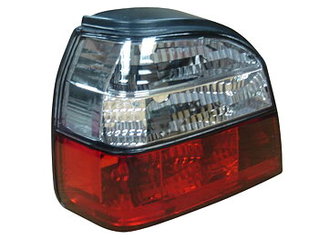 VW GOLF III CLEAR/RED VERSION II TAILLIGHTS