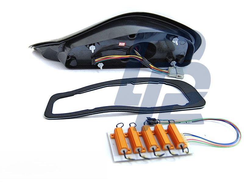 LED Bar Tail Lights Black-Red Sequential for Porsche Boxster 986 1996–2004 - 5