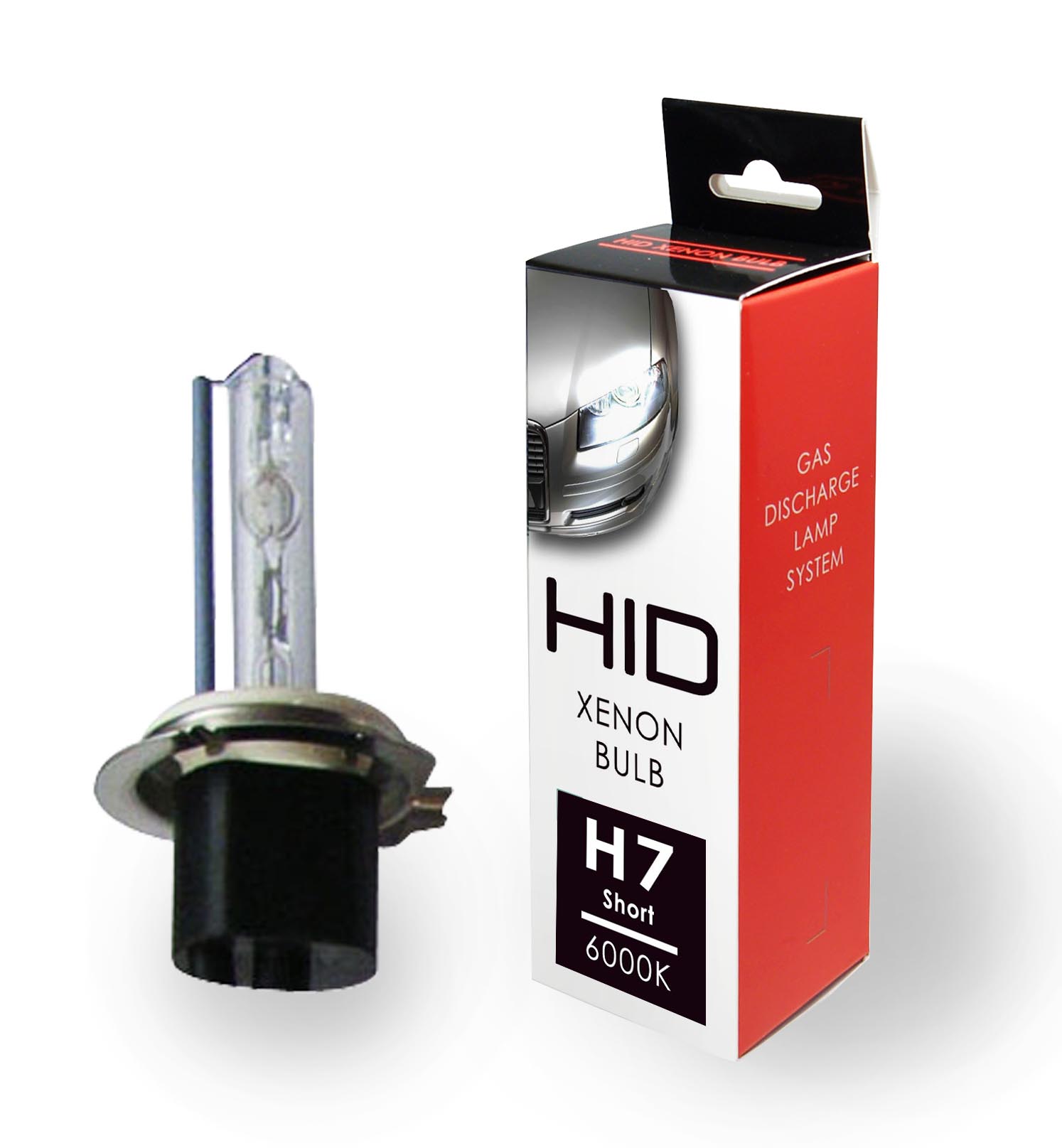 XENON/HID REPLACEMENT BULB 6000K H7 SHORT