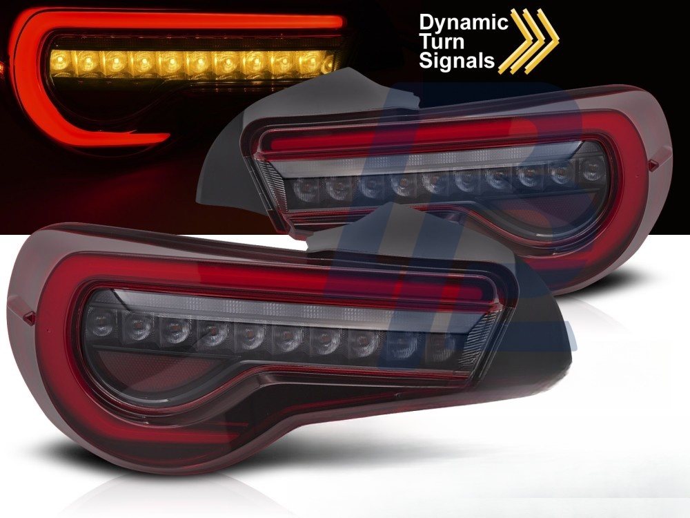 Tail Lights for Toyota GT86 2012–2021 LED Bar Red - 2