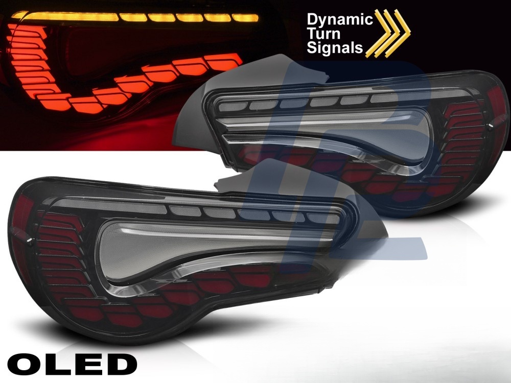 Tail Lights for Toyota GT86 2012–2021 Oled Smoked - 4