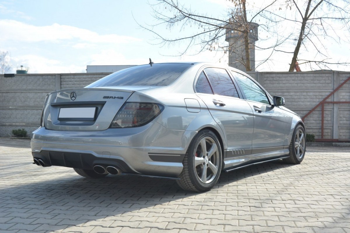 REAR SIDE SPLITTERS MERCEDES C W204 AMG-LINE (FACELIFT) - 4