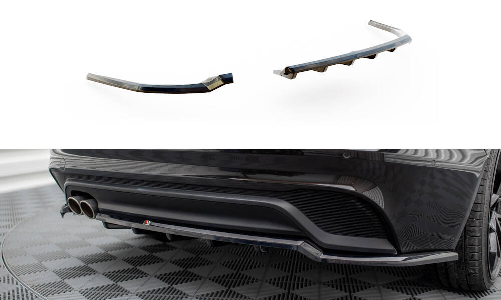 Central Rear Splitter (Vertical Bars) Jaguar XE X760 Facelift