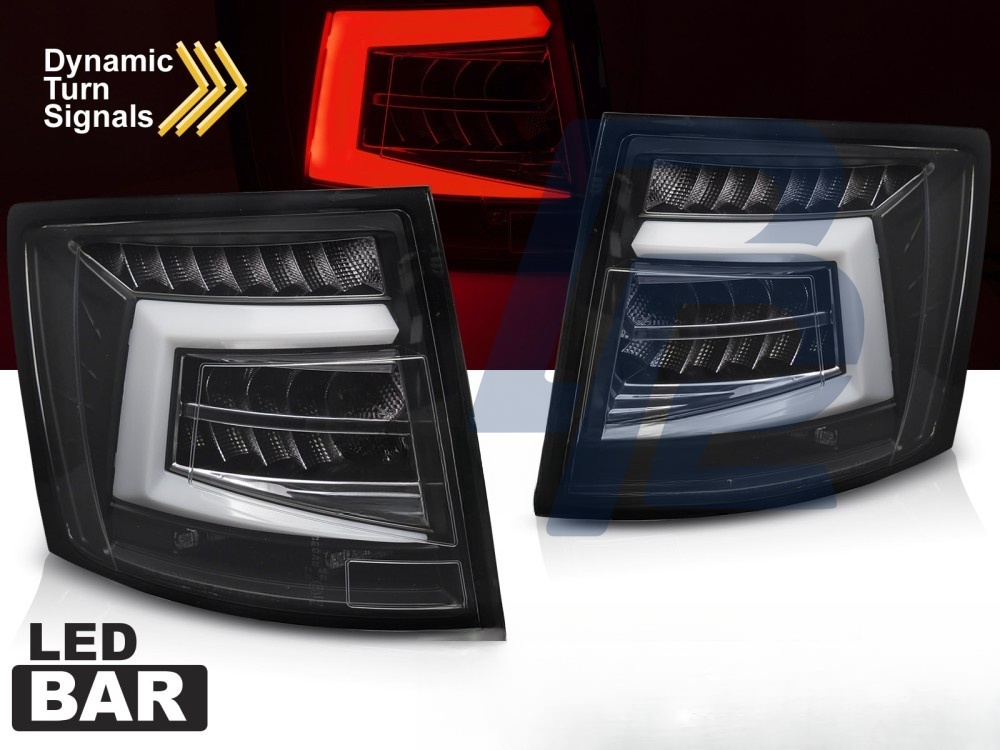 LED Bar Tail Lights Black for Skoda Octavia III 2016–2020 SW OEM LED - 5