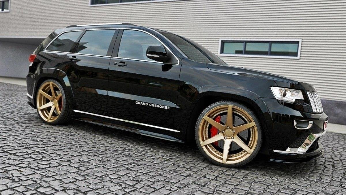Side Skirts Diffusers JEEP Grand Cherokee WK2 Summit Facelift - 4