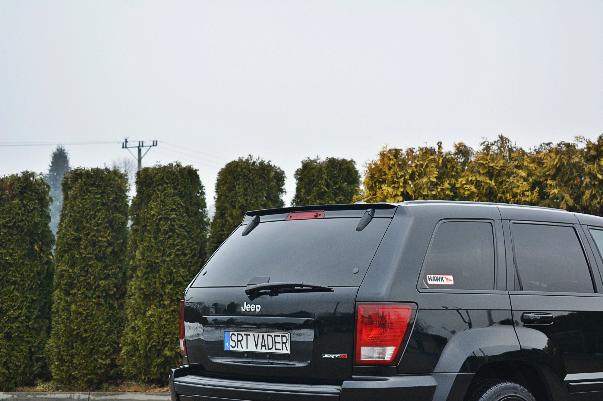 Spoiler CAP JEEP Grand Cherokee WK SRT8 (2005-2010) - 2