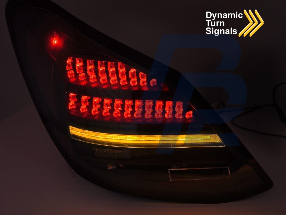 LED Tail Lights Black Sequential for Mercedes C-Class W205 2014–2021 - 3