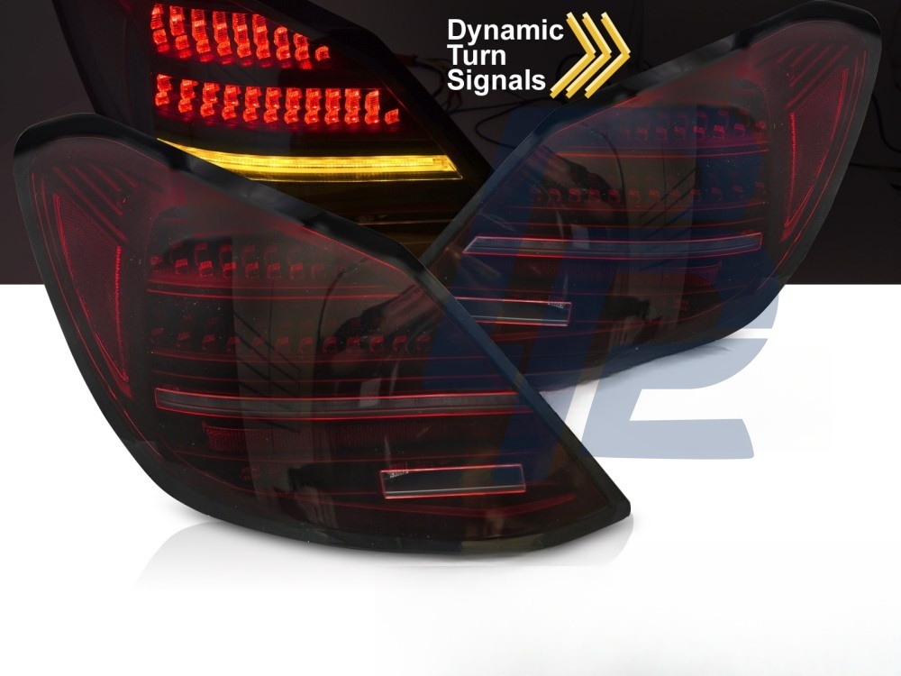 LED Tail Lights Red Black Sequential for Mercedes C-Class W205 2014–2021 - 5