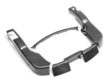 NISSAN GTR 09+ (4 PCS) SEIBON CARBON FIBER CENTER GAUGE BEZEL SET