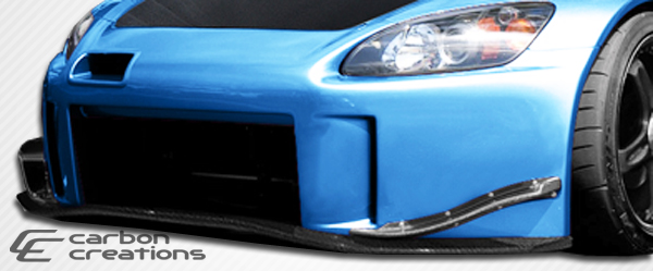 HONDA S2000 TYPE JS CARBON FRONT LIP WITH UNDERTRAY - 2