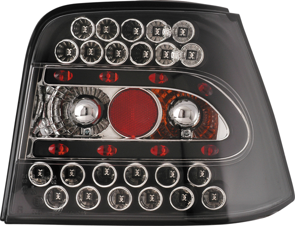 VW GOLF IV 97-03 BLACK LED TAILLIGHTS