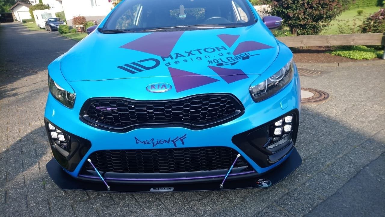 Front Racing Splitter KIA Cee'd GT MK2 (2013-2018) - 2
