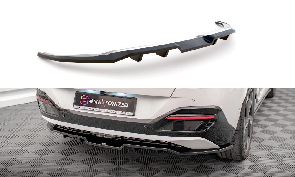 Central Rear Splitter (Vertical Bars) Kia EV6 GT-Line Mk1