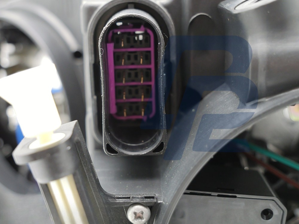 Headlight Black Right Side TYC for Audi A3 8P 2008–2012 - 5