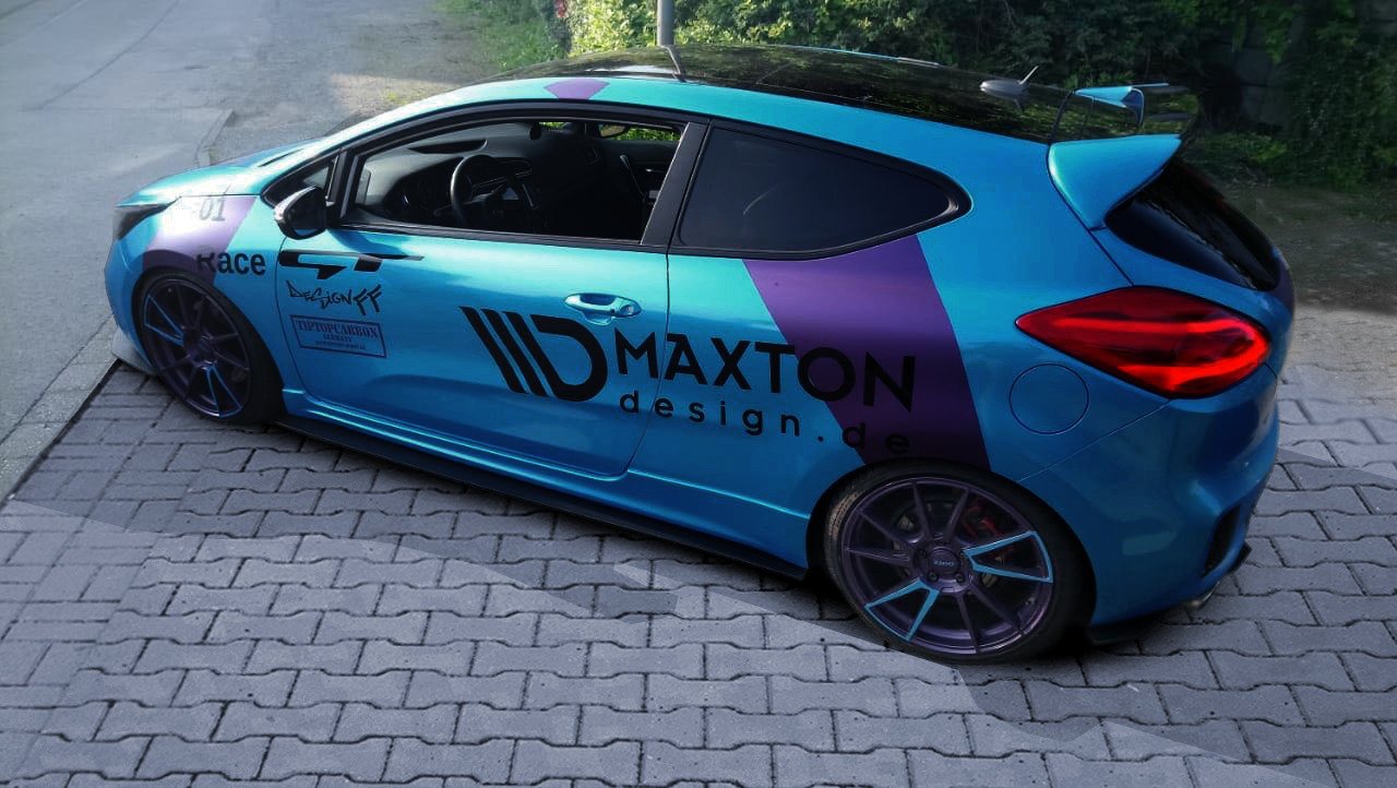 Racing Side Skirts Diffusers KIA Cee'd GT MK2 (2013-2018) - 2