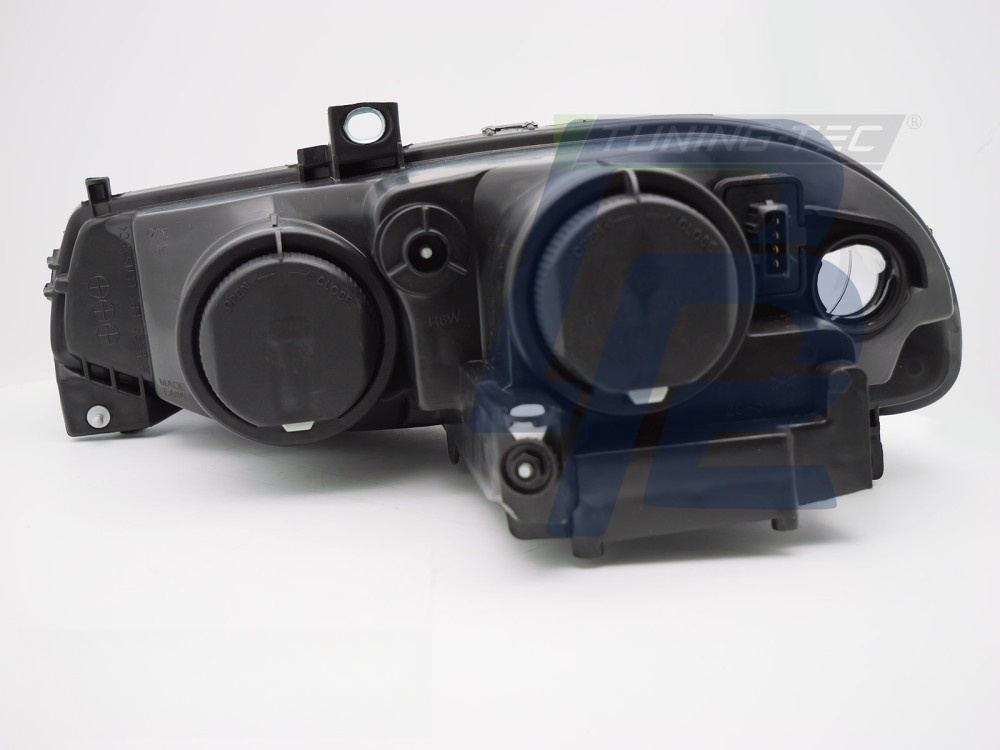 Headlight Black Right Side TYC for Alfa Romeo 156 2003–2006 - 6