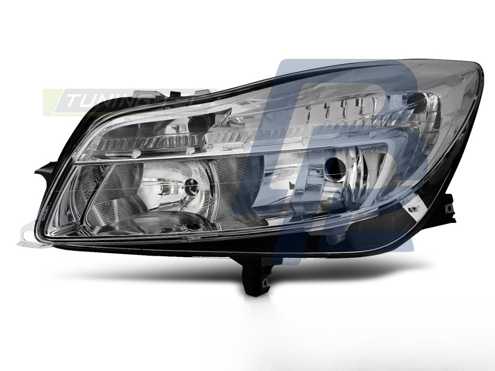 Headlight Chrome Left Side TYC for Opel Insignia 2008–2012 - 2