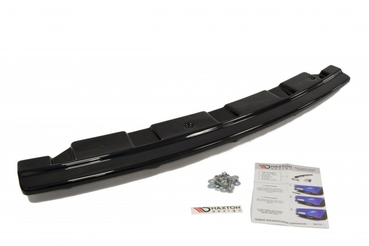 CENTRAL REAR SPLITTER BMW 5 F11 M-PACK (FITS TWO SINGLE EXHAUST ENDS) - 2