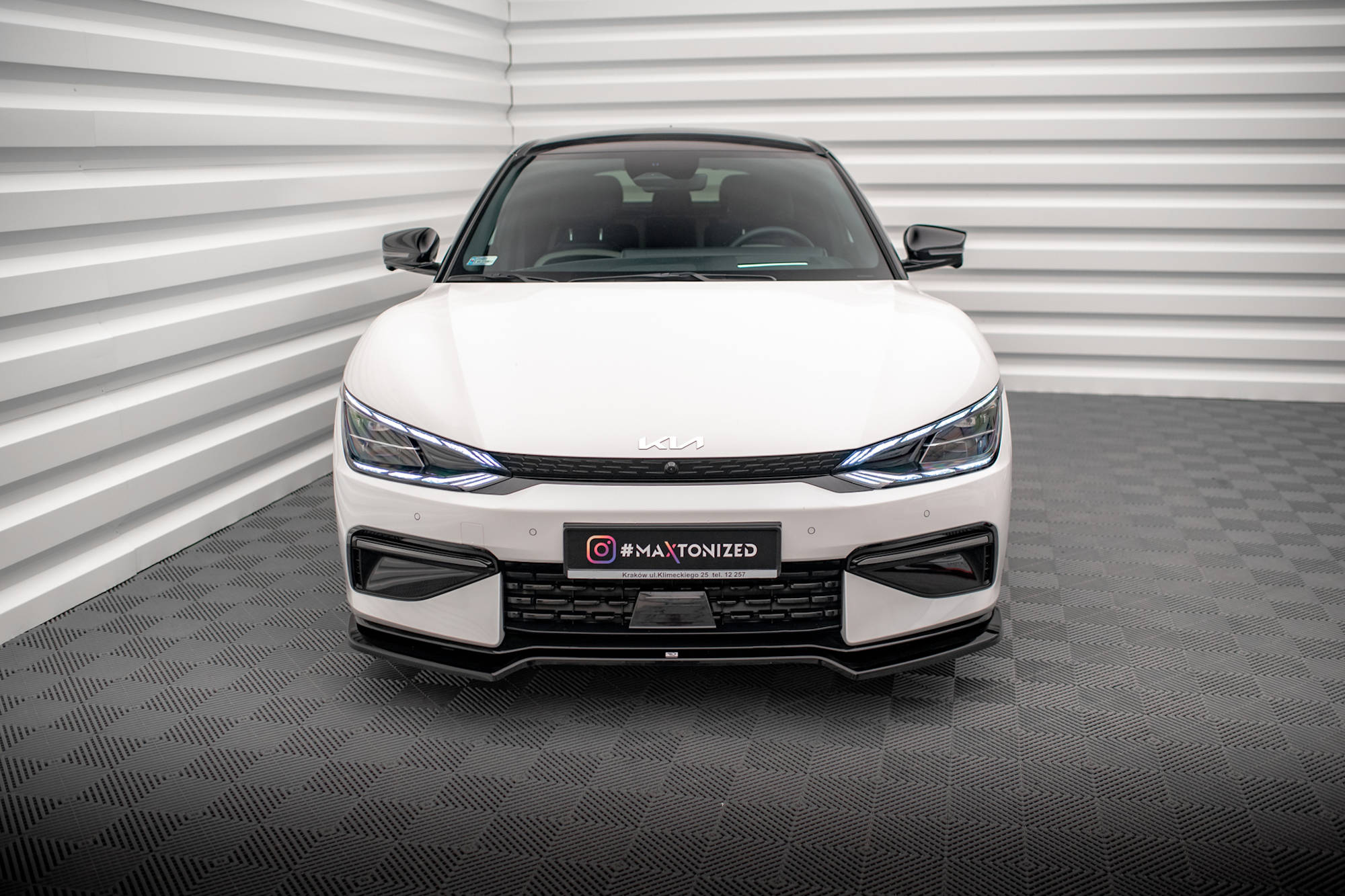 Front Splitter V.1 Kia EV6 GT-Line Mk1 - 2