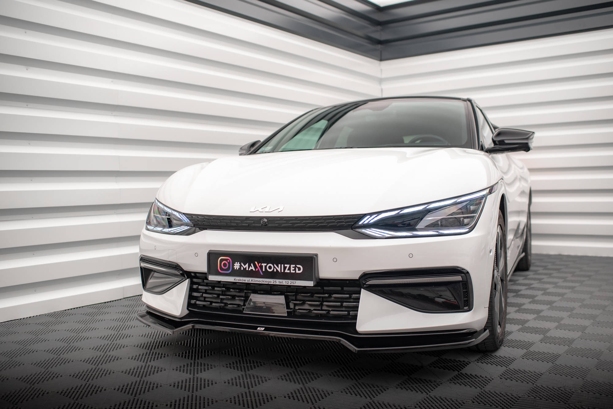 Front Splitter V.1 Kia EV6 GT-Line Mk1 - 4