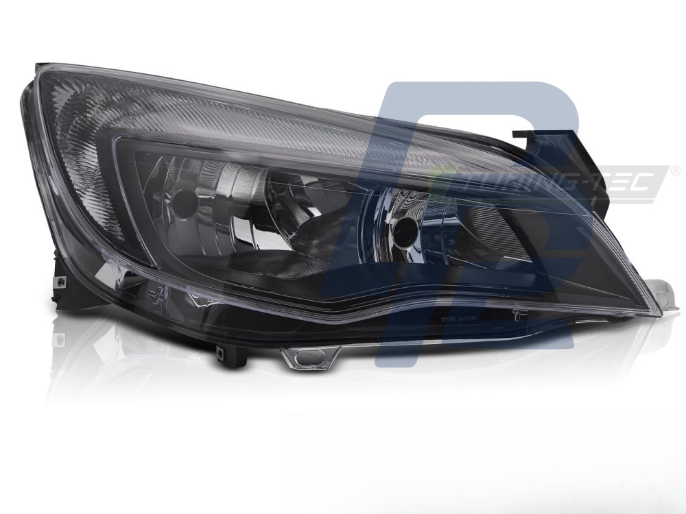 Headlight Black Right Side TYC for Opel Astra J 2010–2015 - 4