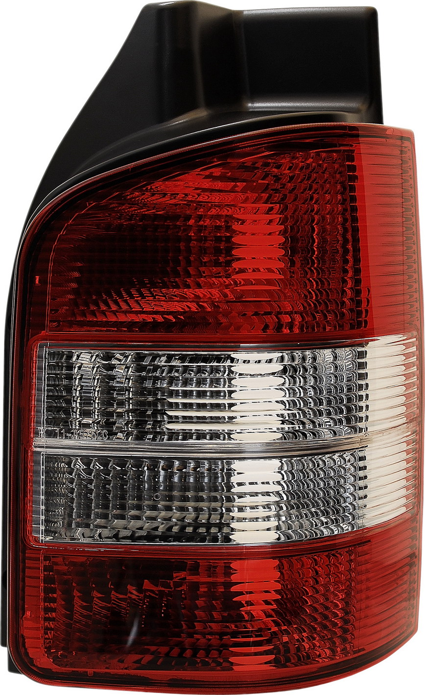 VW T5 03+ RED/WHITE TAILLIGHTS (2 REARDOOR MODEL)