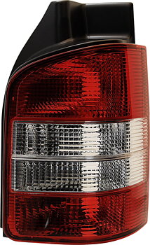 VW T5 03+ RED/WHITE TAILLIGHTS (2 REARDOOR MODEL)