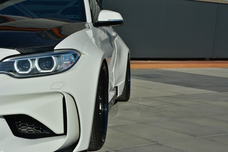 BMW M2 F87 WIDE BODY + SET OF CARBON SPLITTERS - 6