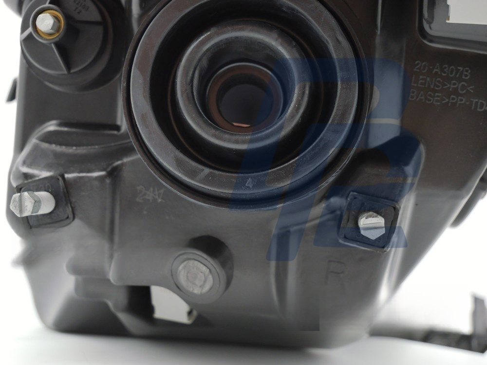 Headlight Black Right Side TYC for Nissan Micra K12 2003–2007 - 4