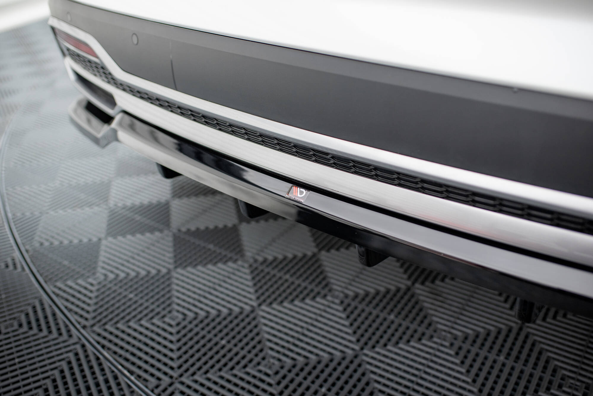Central Rear Splitter (Vertical Bars) Kia Sorento Mk4 - 6