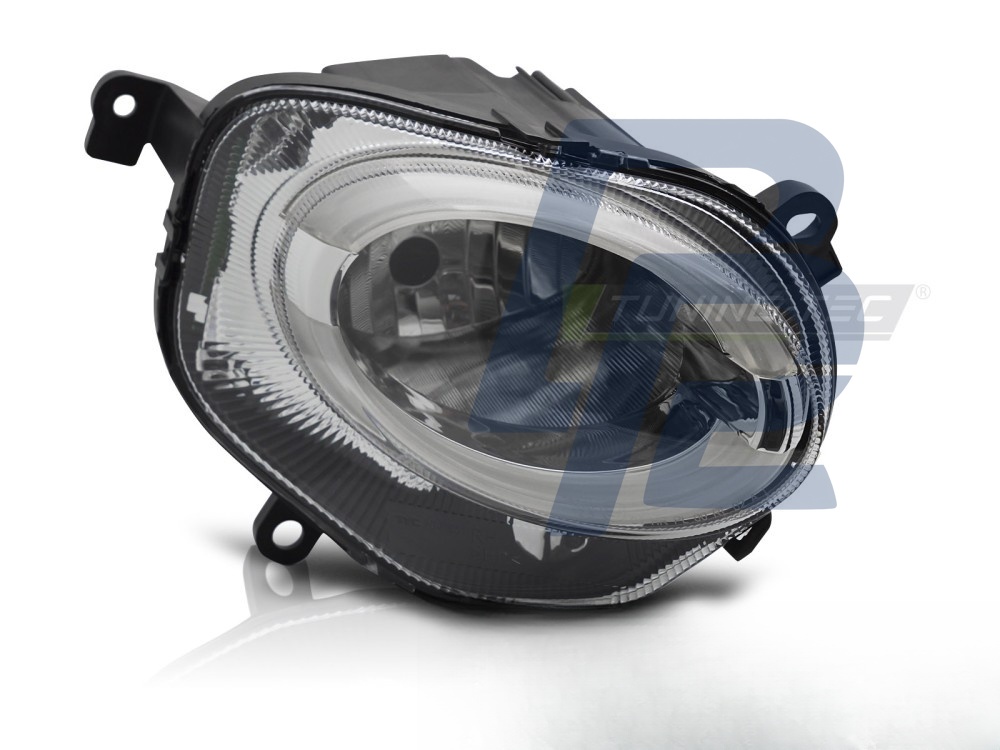 Headlight High Beam Right Side TYC for Fiat 500 2015– - 4