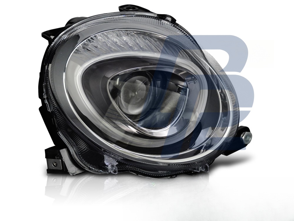 Right Headlight TYC for Fiat 500 2015– - 2