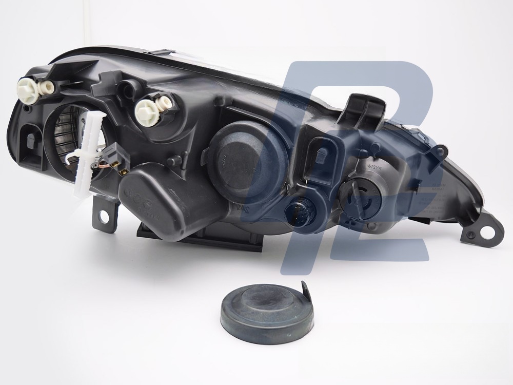Headlight Black Left Side TYC for Alfa Romeo 147 2005–2010 - 3