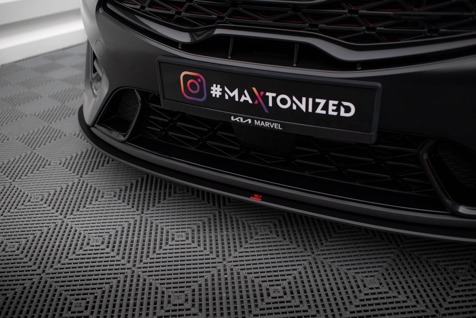 STREET PRO FRONT SPLITTER SUITABLE FOR KIA PROCEED GT MK3 FACELIFT / CEED GT / GT - LINE MK1 FACELIFT – MAXTON DESIGN