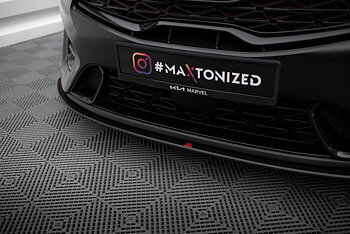 STREET PRO FRONT SPLITTER SUITABLE FOR KIA PROCEED GT MK3 FACELIFT / CEED GT / GT - LINE MK1 FACELIFT – MAXTON DESIGN