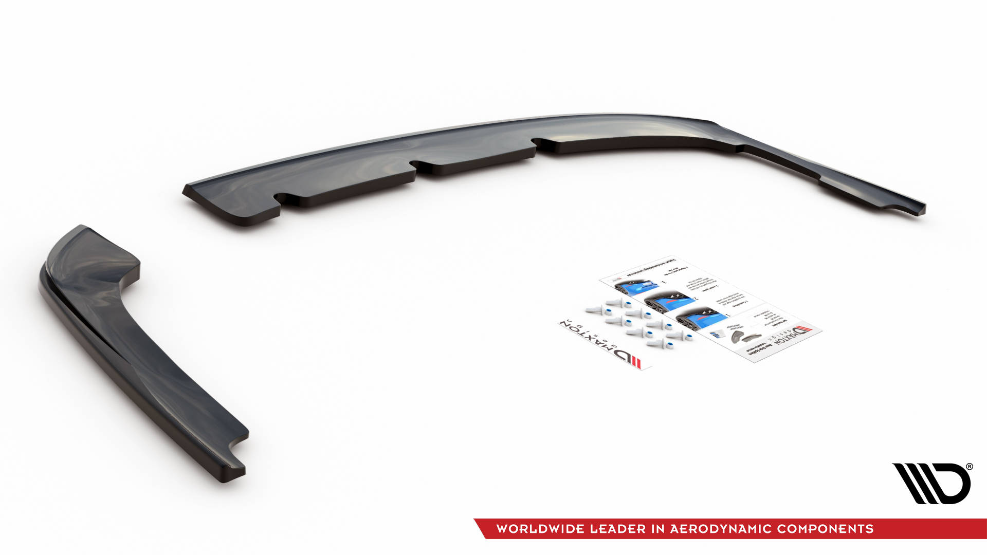 Rear Side Splitters Kia Optima Mk4 - 6