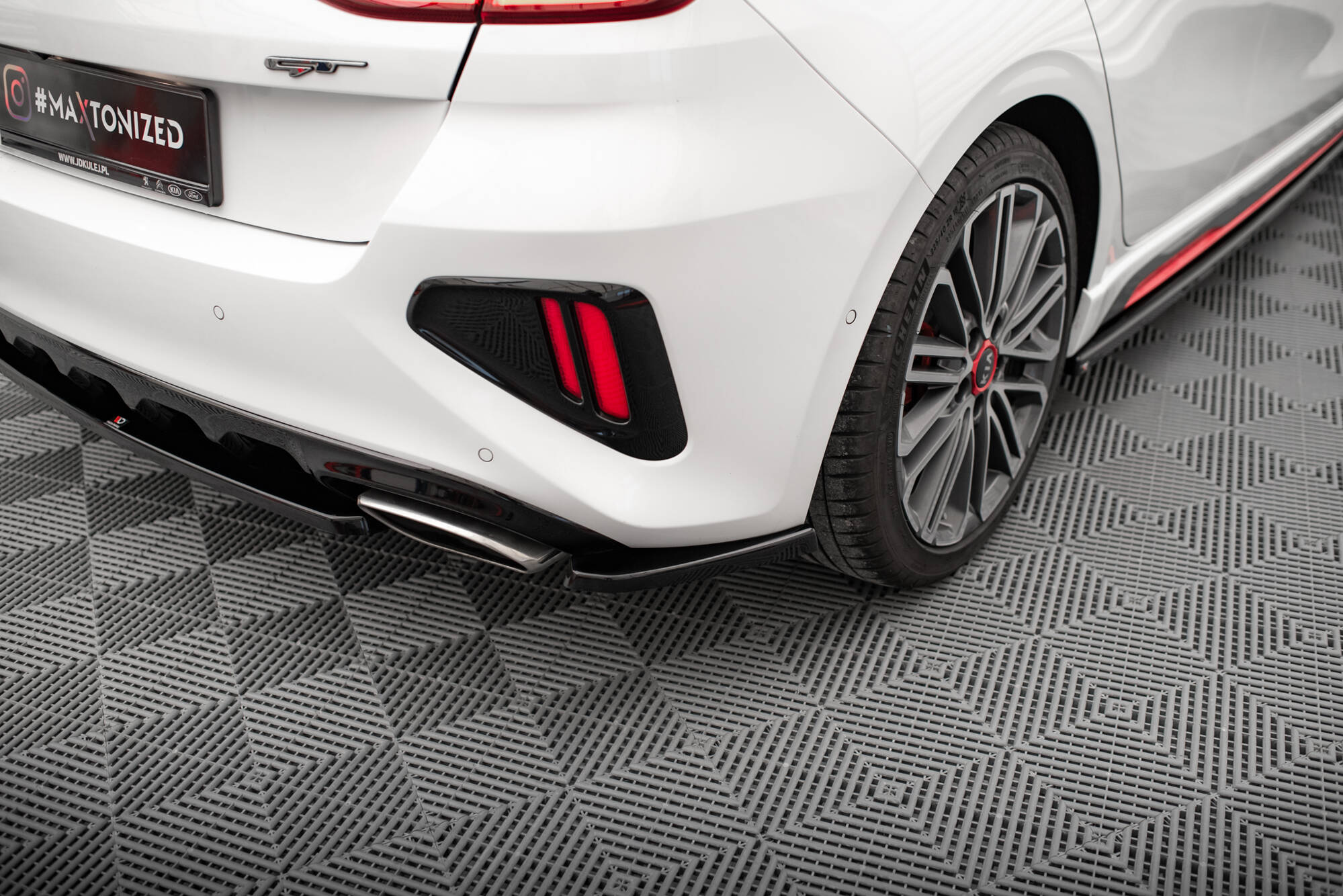 Rear Side Splitters Kia Ceed GT Mk3 - 3