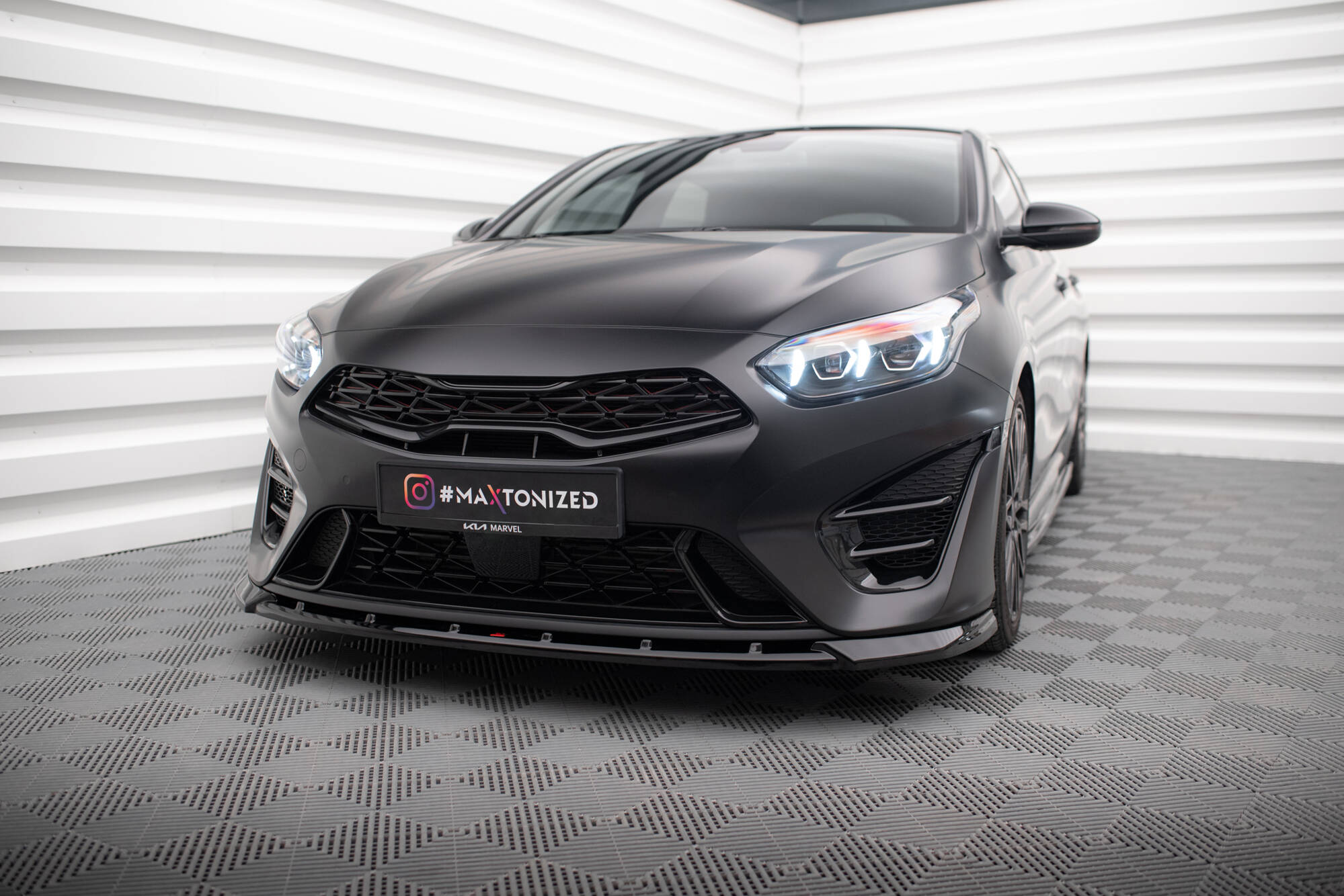 Front Splitter V.2 Kia Proceed GT Mk3 Facelift / Ceed GT Mk1 Facelift - 3