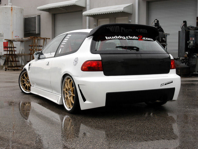 HONDA CIVIC 92-95 3D ZEN/BUDDYCLUB2 REAR BUMPER [AIT]
