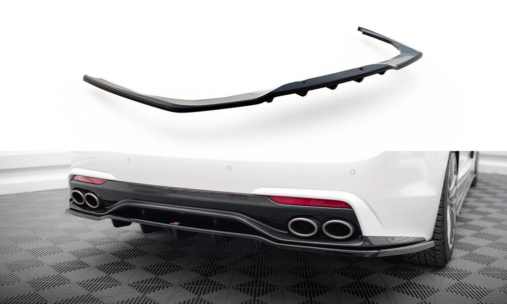 Central Rear Splitter (Vertical Bars) Kia Stinger Mk1