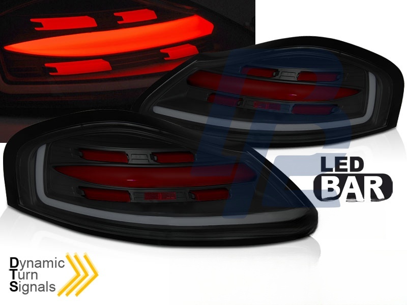 LED Bar Tail Lights Smoked Sequential for Porsche Boxster 986 1996–2004 - 3